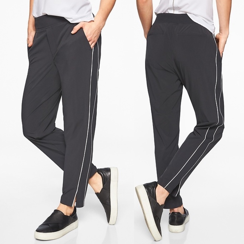 ATHLETA Brooklyn Luxe Ankle Pant Black Size 2P
